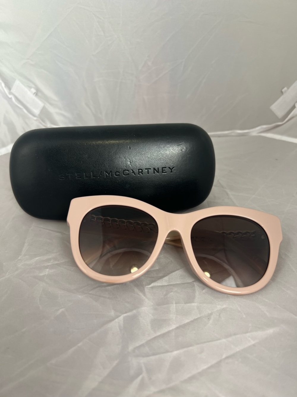 💕 Stella McCartney Blush Pink Cat-Eye Sunglasses SC0064SA